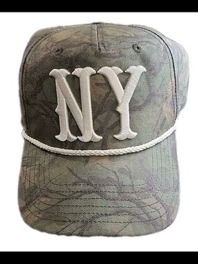 MAD Engine Camouflage NY Rope-Trim Cap - Green/Brown